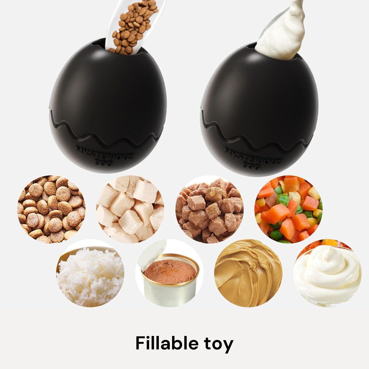 Dinosaur Dog Toy Egg – Tough Chew for Aggressive Dogs