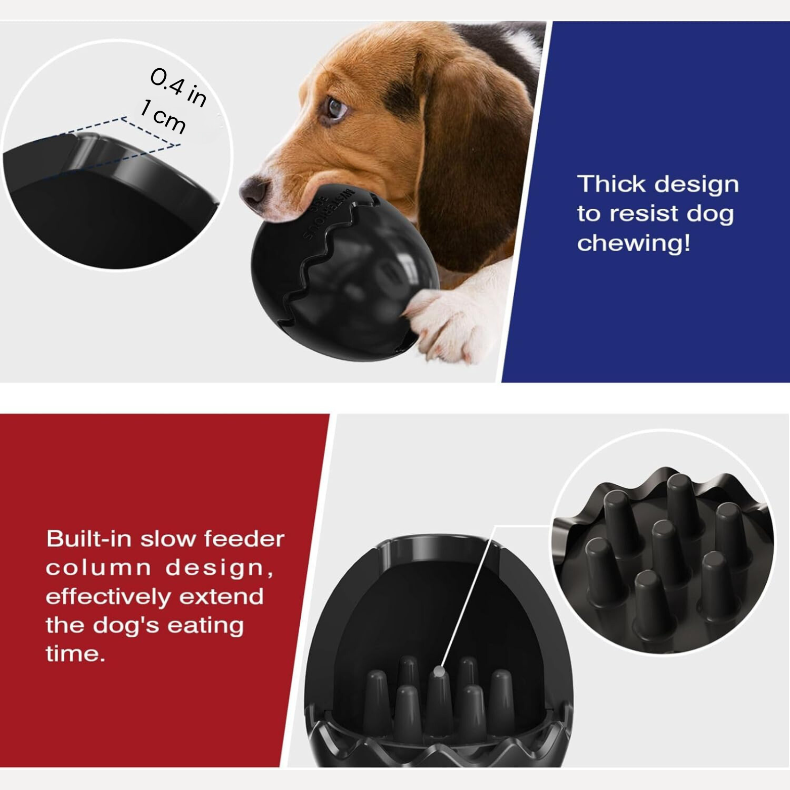 Dinosaur Dog Toy Egg – Tough Chew for Aggressive Dogs