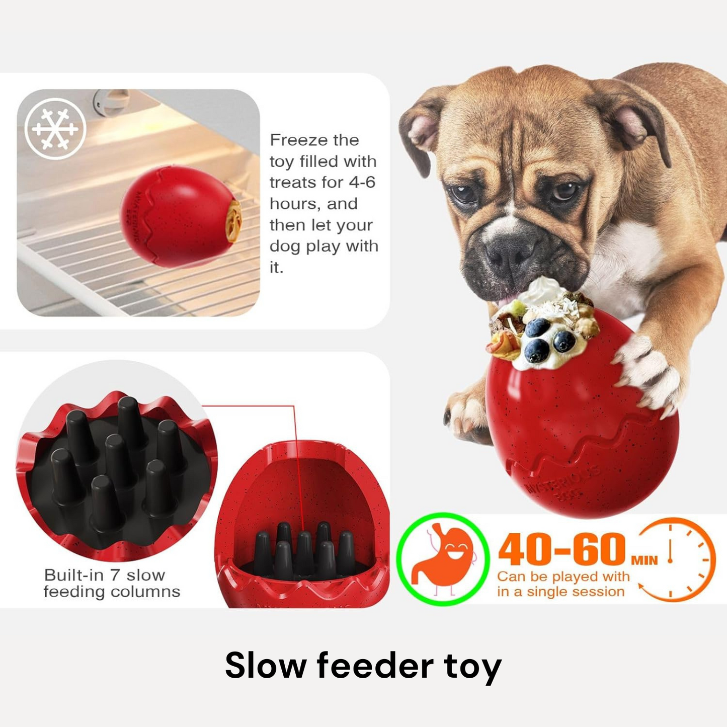 Dinosaur Dog Toy Egg – Tough Chew for Aggressive Dogs