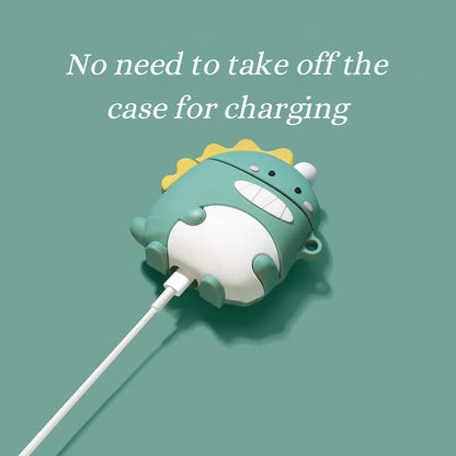 Cute Dinosaur Apple AirPods Case