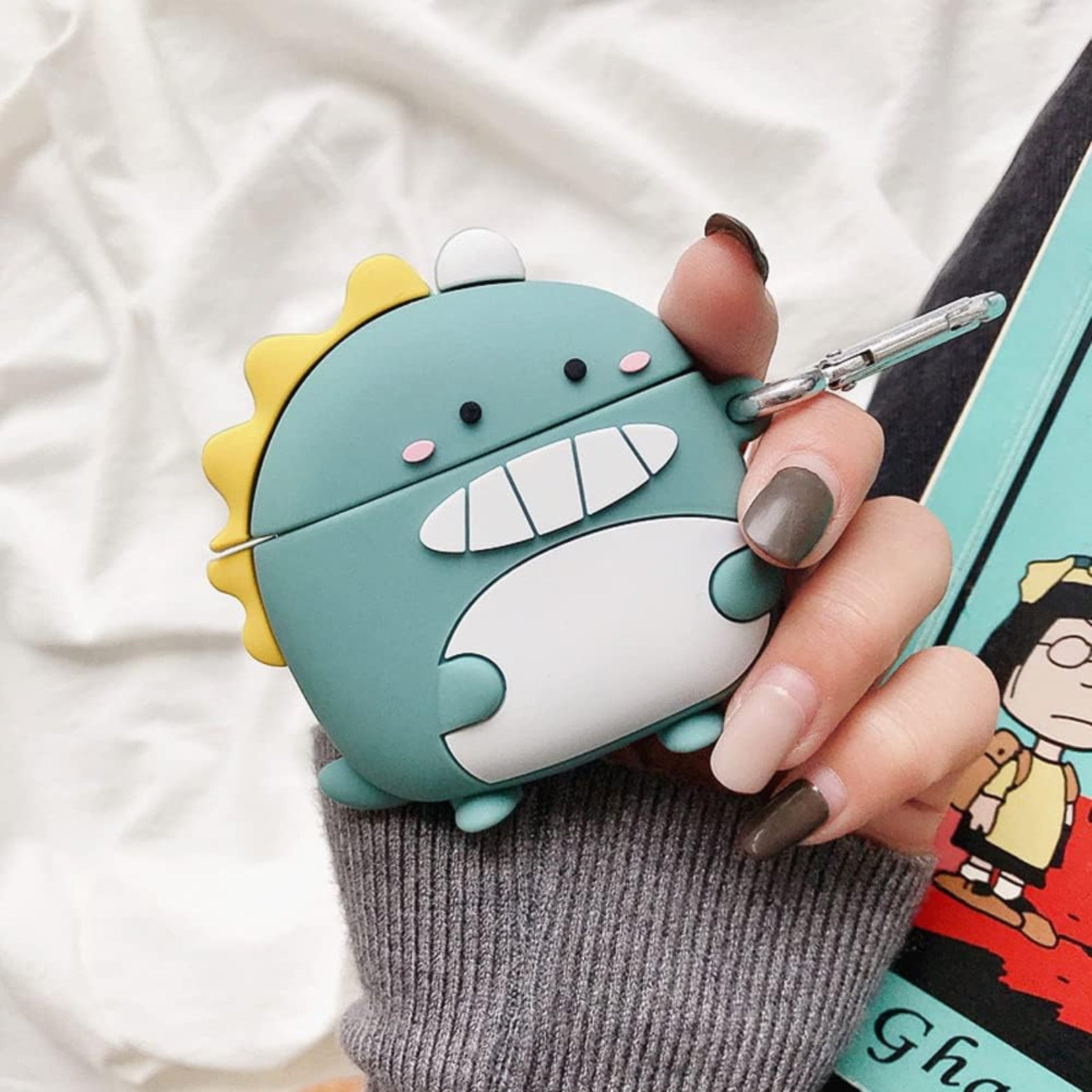 Cute Dinosaur Apple AirPods Case