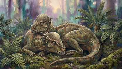 Pachycephalosaurus | Sleeping Dinosaurs Posters