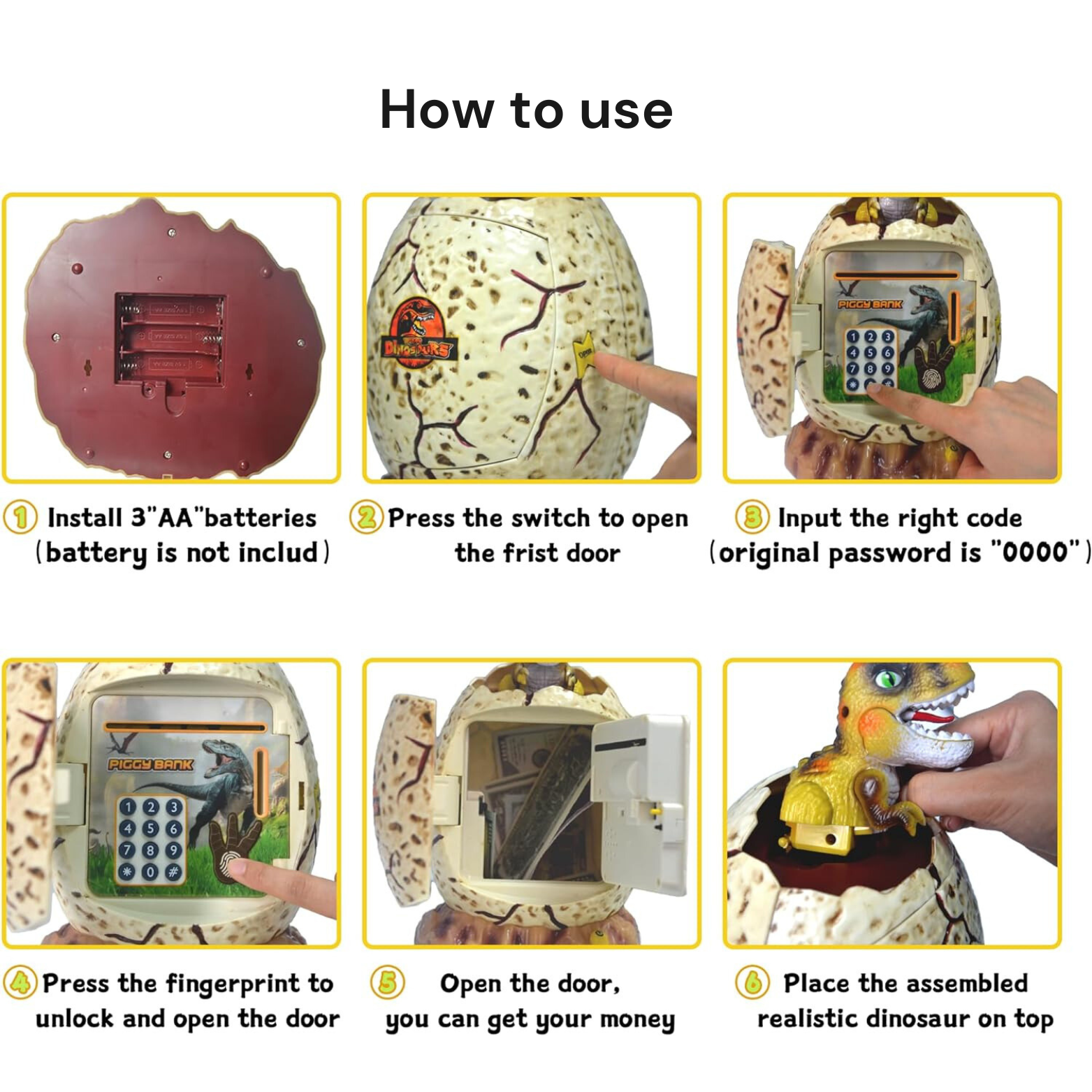 Buy Dinosaur Piggy Bank Online