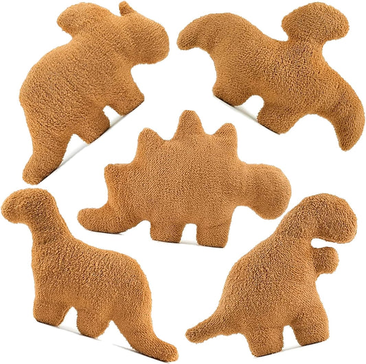 Dino Nugget Plush Pillow – Cute & Cozy