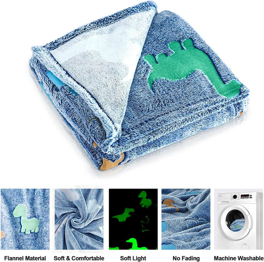 Buy Dinosaur Blanket Glow in the Dark Online